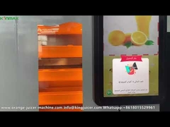 Intelligent Fruit Juice Vending Machine Auto Multi Payments